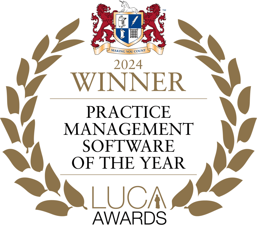 2024 Winner Practice Management Software of the Year LUCA Awards Icon