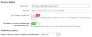 Sending a form within Engager.app