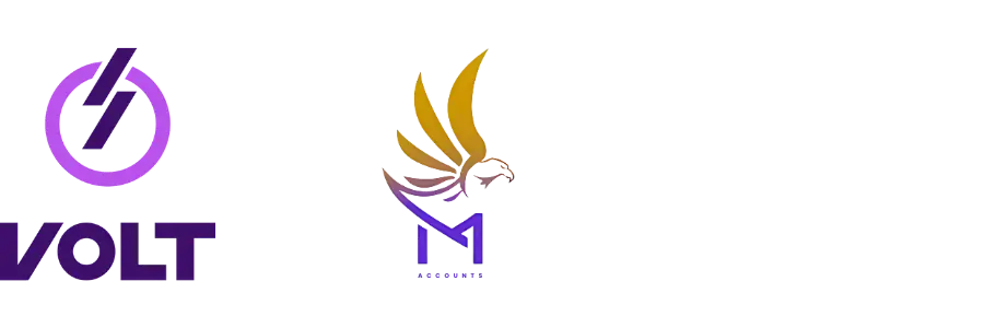 Volt Digital Transformation and Major's Accounts logos