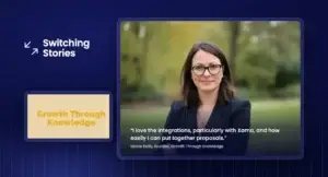 Growth Through Knowledge switching story: Nicole Reilly