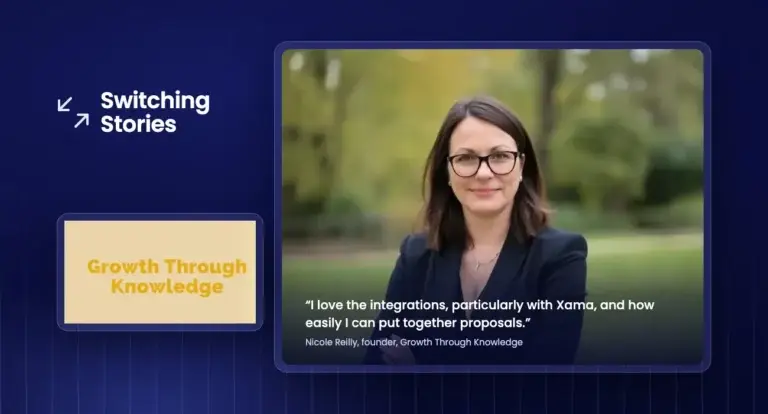 Growth Through Knowledge switching story: Nicole Reilly