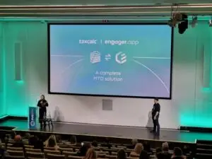 Esther & Jason presenting 'A Complete MTD Solution' by TaxCalc | Engager