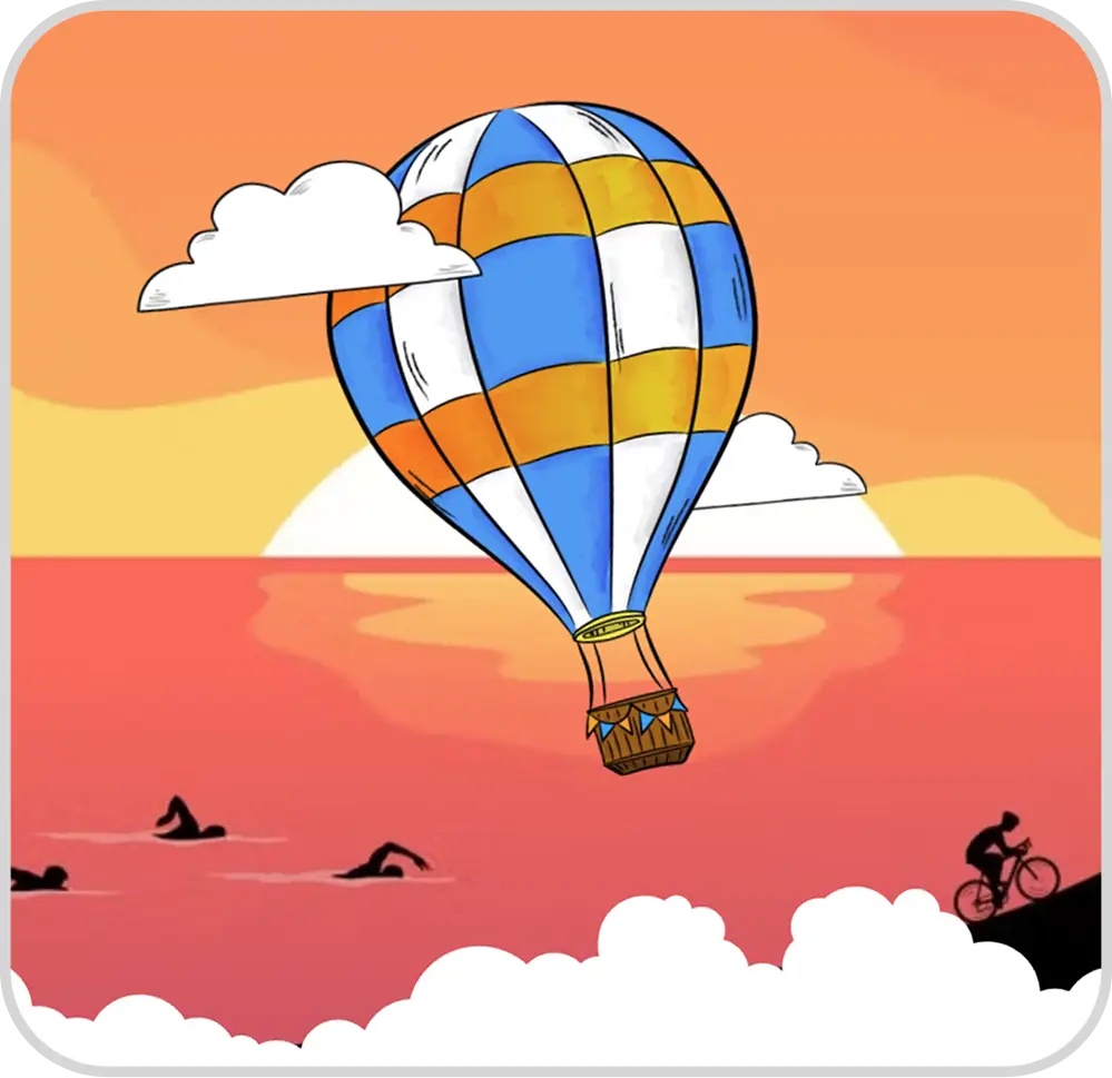 LavaSky logo with a hot air balloon
