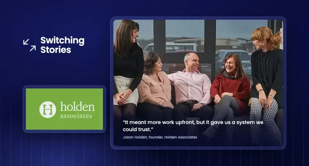 Holden Associates switching story: Jason Holden