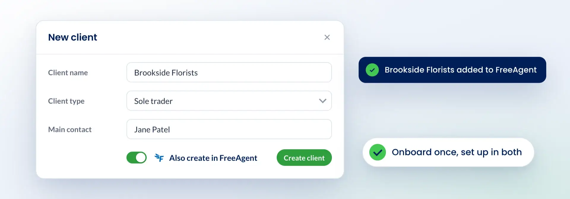 FreeAgent and Engager: Faster client onboarding