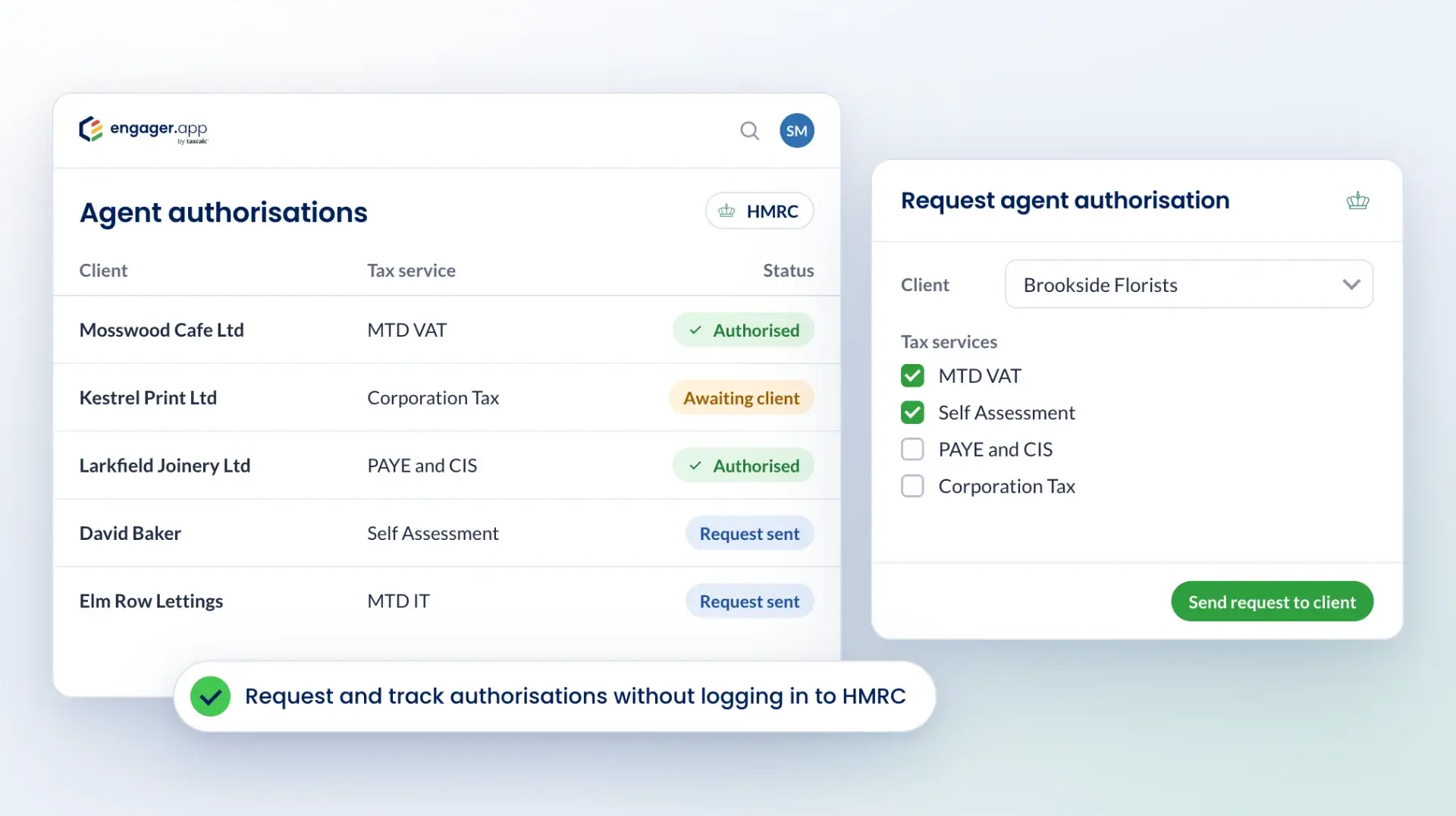 HMRC and Engager integration