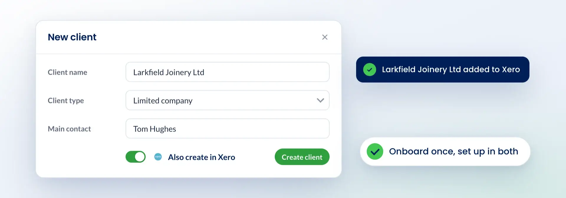 Xero and Engager: Faster client onboarding